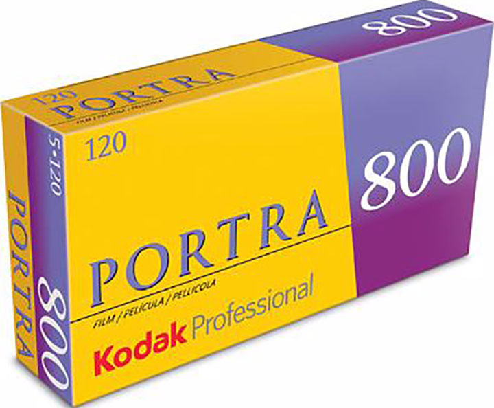 KODAK Portra 800 - 120 Film 5-pak