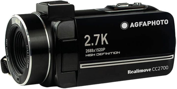 AGFAPHOTO Realimove CC2700 Videokamera inkl. Ekstra Batteri