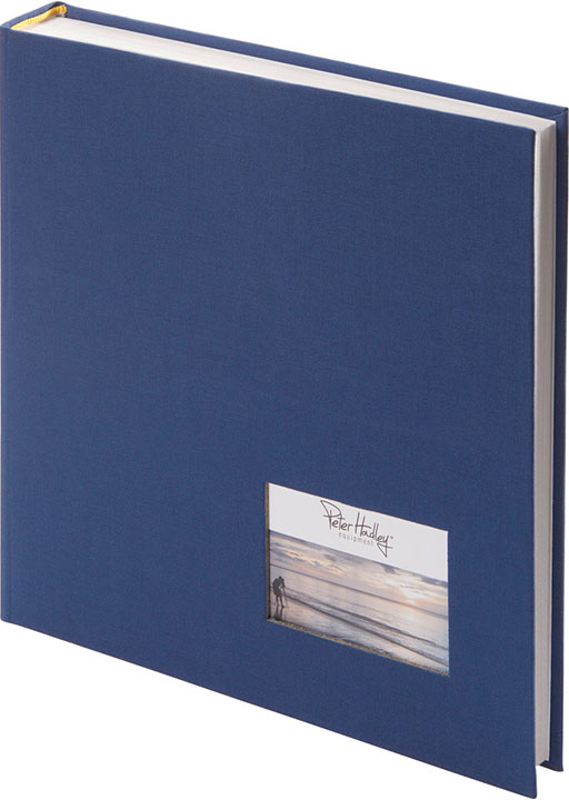 Peter Hadley Album Blå - 25x25 cm