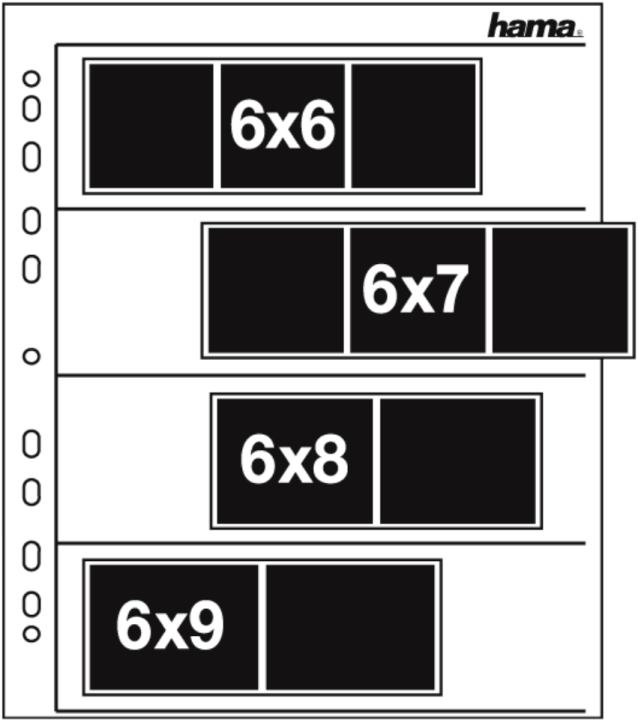 Hama Pergamyn Negativlommer 6x7-6x9 cm - 100 Blade