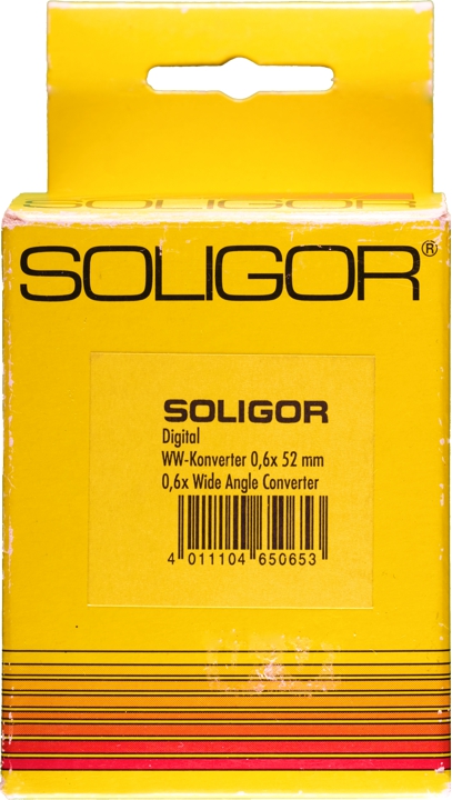 SOLIGOR 52mm 0,6x Vidvinkelkonverter