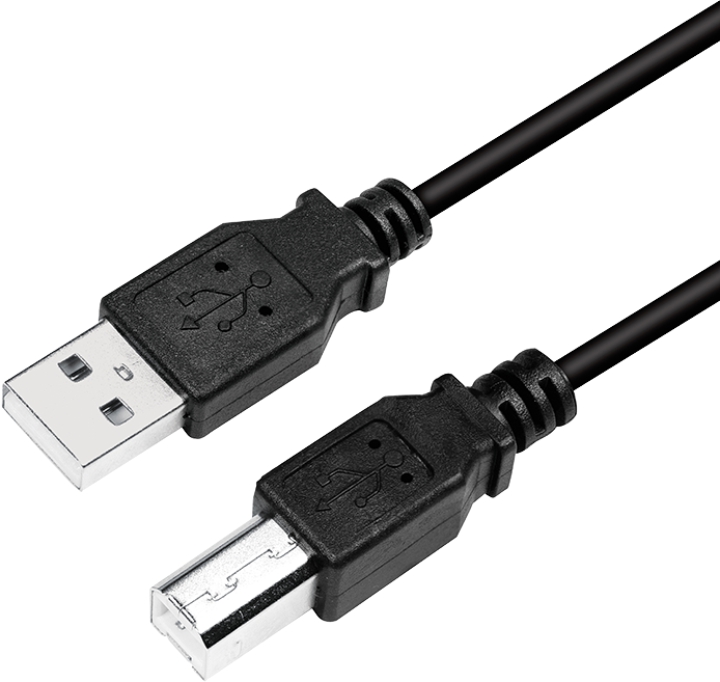 LogiLink USB-A 2.0 til USB-B Kabel - 3 Meter