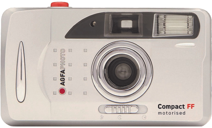 AGFAPHOTO Compact FF 35mm Motoriseret Analog Kamera Inkl. 1 Film & 1 Batteri