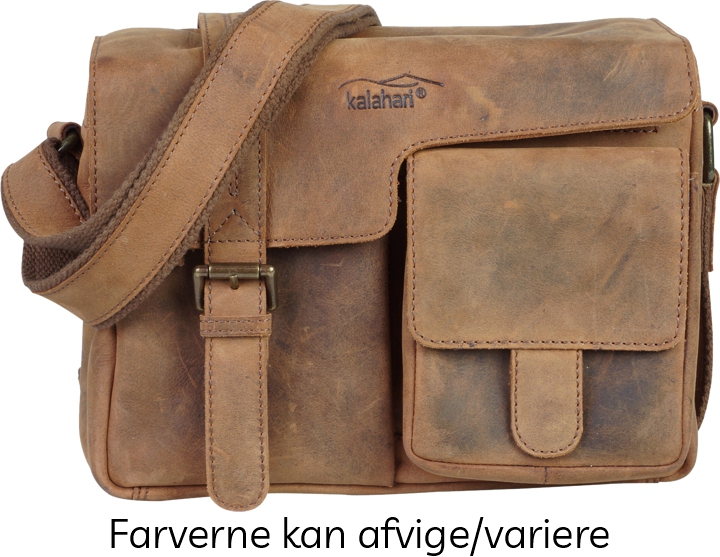Kalahari KAAMA LS-31 Skuldertaske - Brun Læder