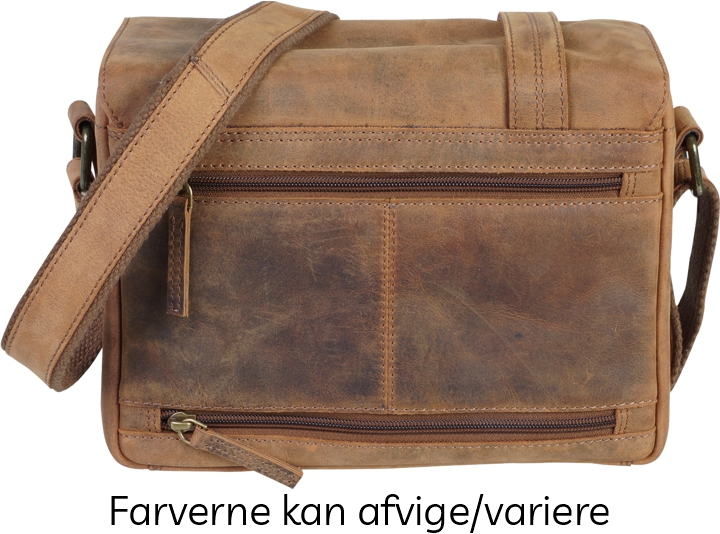 Kalahari KAAMA LS-31 Skuldertaske - Brun Læder