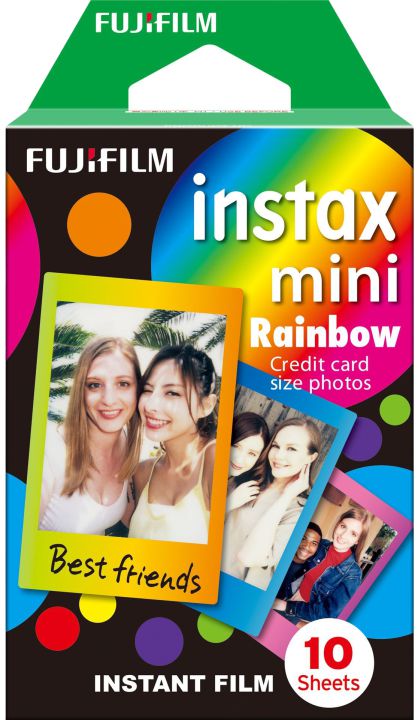 FUJIFILM Instax Mini Film - Rainbow (Regnbue)