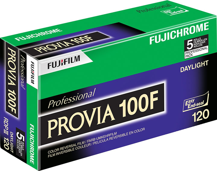 FUJIFILM Provia 100 F - 120 Film 5-pak