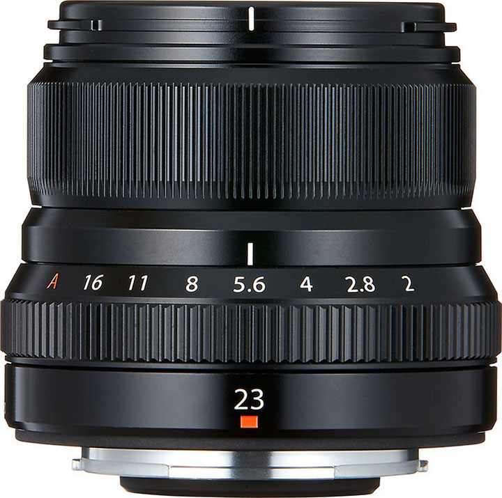 FUJIFILM FUJINON XF 23mm F2.0 R WR Sort 