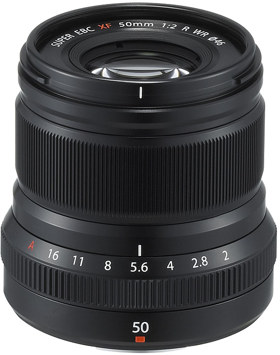 FUJIFILM FUJINON XF 50mm F2.0 R WR Sort 