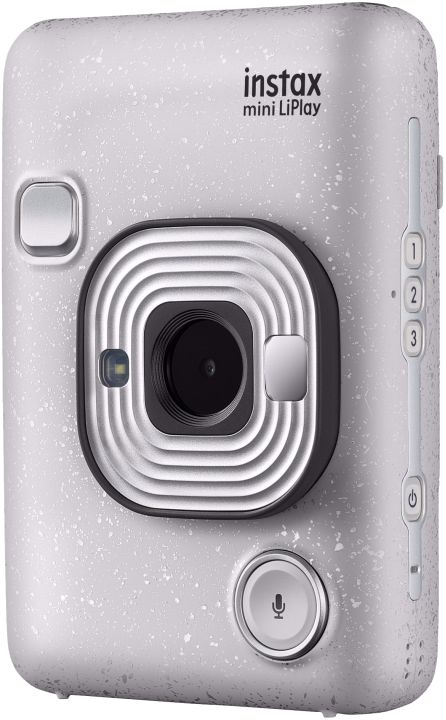 FUJIFILM Instax LiPlay Hybrid-Kamera Stone White (Hvid)
