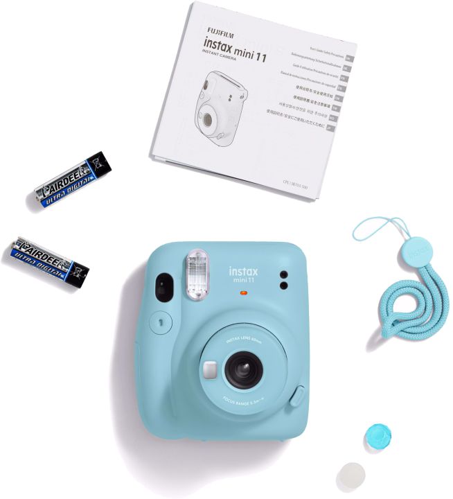 FUJIFILM Instax Mini 11 Kamera Sky-Blue (Blå)