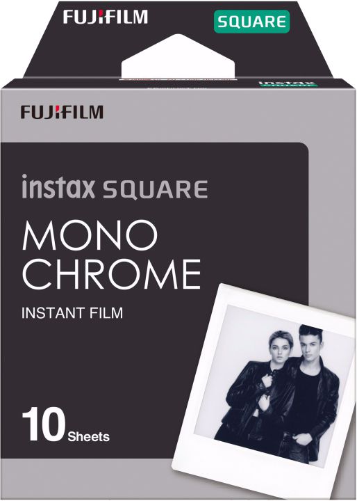 FUJIFILM Instax Square Film - Monochrome (Sort-Hvid)