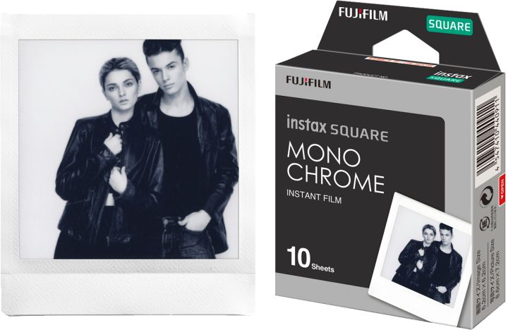 FUJIFILM Instax Square Film - Monochrome (Sort-Hvid)