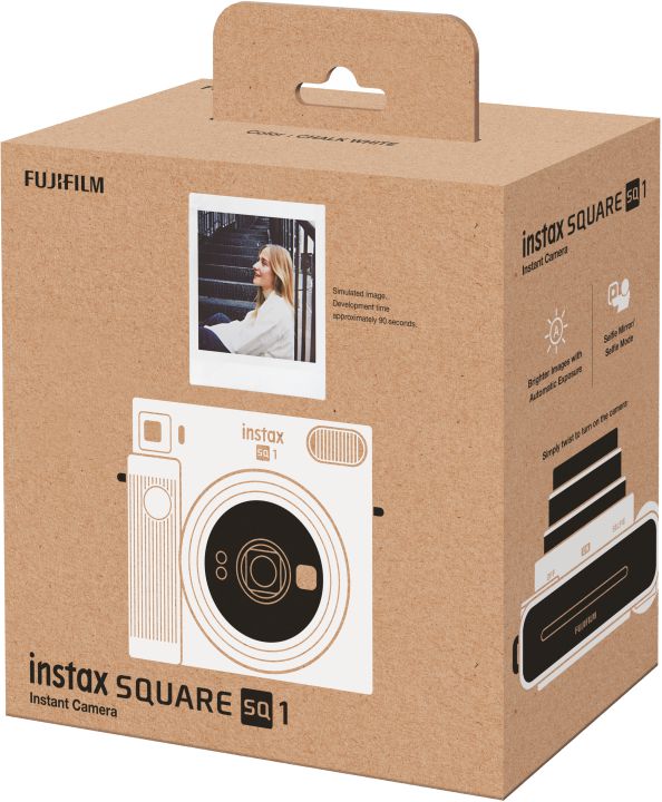 FUJIFILM Instax Square SQ1 Kamera - Chalk White (Hvid)