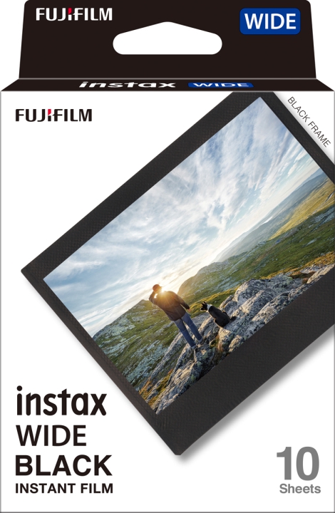 FUJIFILM Instax Wide Film Black Frame (Sort)