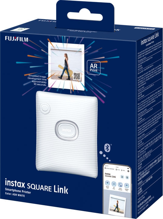 FUJIFILM Instax Square Link Printer - Ash White (Hvid)