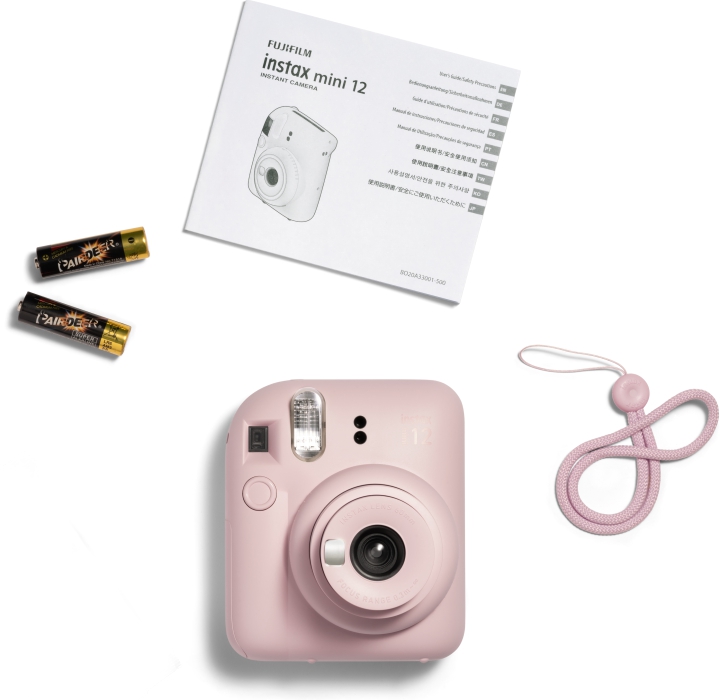 FUJIFILM Instax Mini 12 Kamera - Blossom Pink (Lyserød)