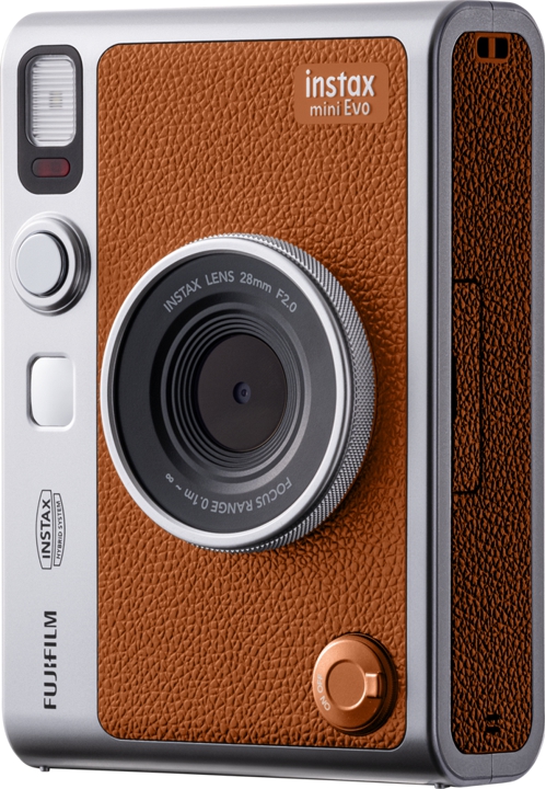 FUJIFILM Instax Mini Evo Hybrid-Kamera - Brown (Brun)