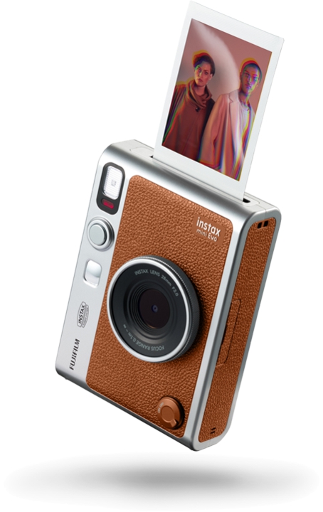 FUJIFILM Instax Mini Evo Hybrid-Kamera - Brown (Brun)