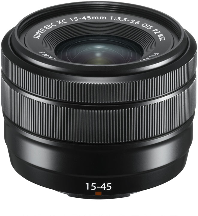 FUJIFILM X-T50 Charcoal Sølv Kit m/ XC 15-45mm F3.5-5.6 OIS PZ