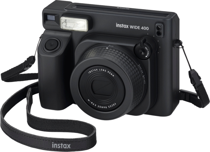 FUJIFILM Instax Wide 400 Kamera - Black (Sort)