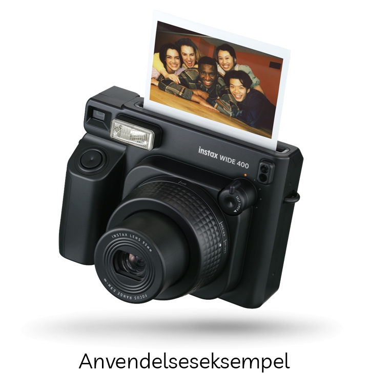 FUJIFILM Instax Wide 400 Kamera - Black (Sort)