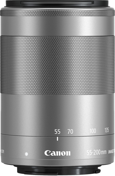 Canon EF-M 55-200mm F4.5-6.3 IS STM Sølv