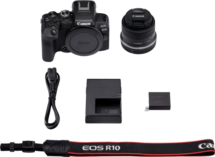 Canon EOS R10 Kit m/ RF-S 18-45mm F4.5-6.3 IS STM