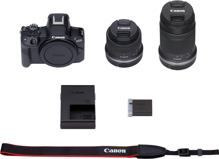 Canon EOS R50 Kit m/ RF-S 18-45mm F4.5-F6.3 IS STM & RF-S 55-210mm F5.0-F7.1 IS STM