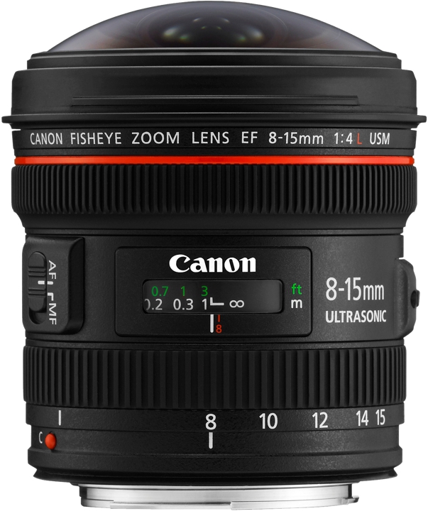 Canon EF 8-15mm F4.0 L Fisheye USM