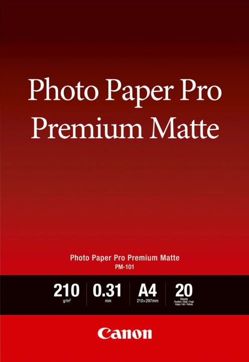 Canon Pro Premium Fotopapir A4 Mat 210g/m² - 20 Sider
