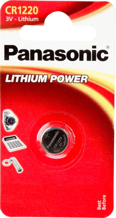Panasonic CR1220 Batteri - 3V