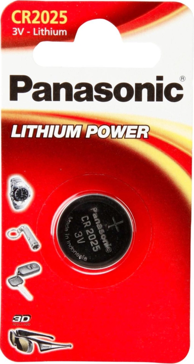 Panasonic CR2025 Batteri - 3V