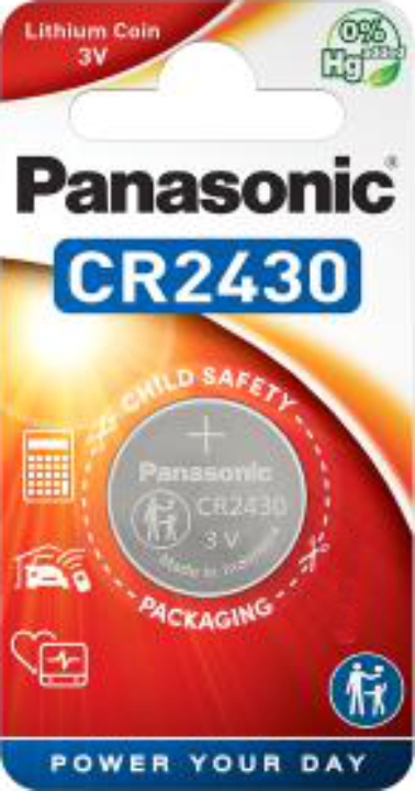 Panasonic CR2430 Batteri - 3V