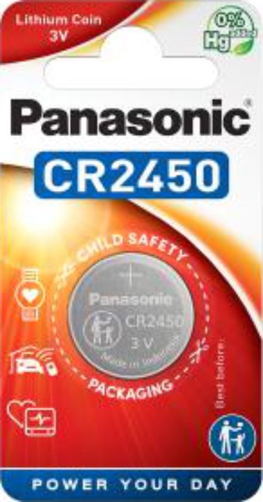 Panasonic CR2450 Batteri - 3V