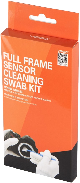 VSGO Full Frame Sensor Swab Rensekit - 10 stk.