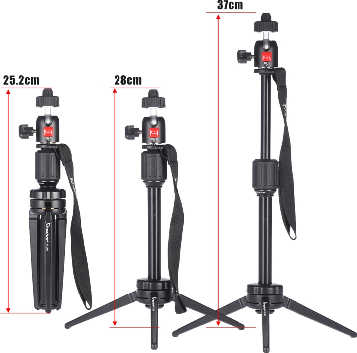 KINGJOY KT-200 Bordstativ Kit m/ BD-1 Kuglehoved