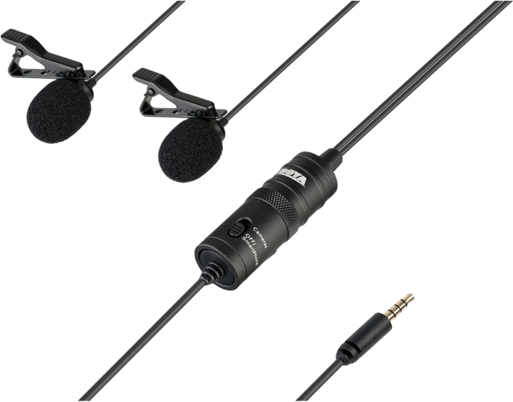 BOYA Dual Knaphulsmikrofoner BY-M1DM - TRRS