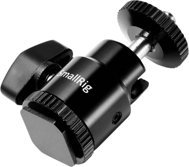 SmallRig 761 Cold Shoe Kuglehoved Adapter m/ 1/4'' Skrue