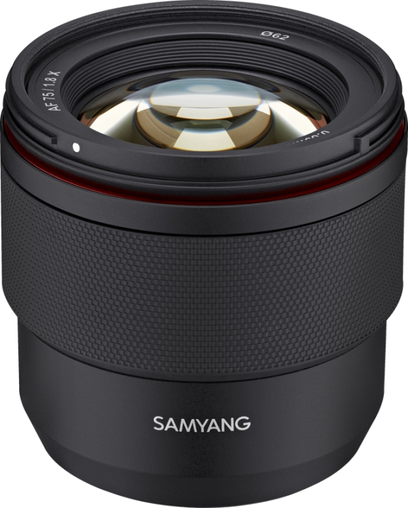 SAMYANG AF 75mm F1.8 m/ Objektiv Station FOC - FUJIFILM X-Mount