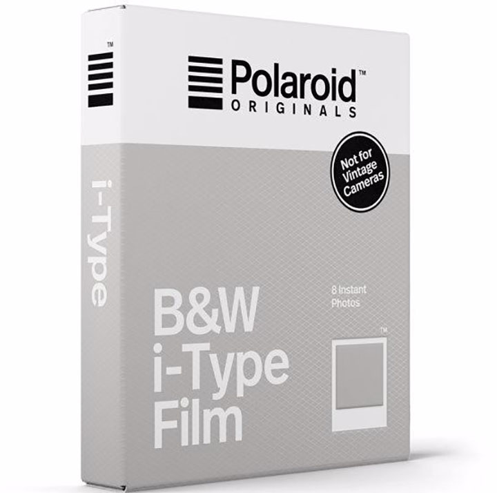 Polaroid I-Type Sort-Hvid Film